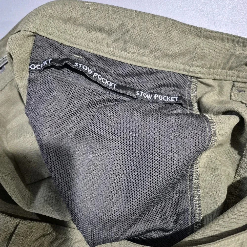 North Face Shorts Womens 16 Green‎ Horizon 2.0 Roll Up Hiking Nylon Lightweight